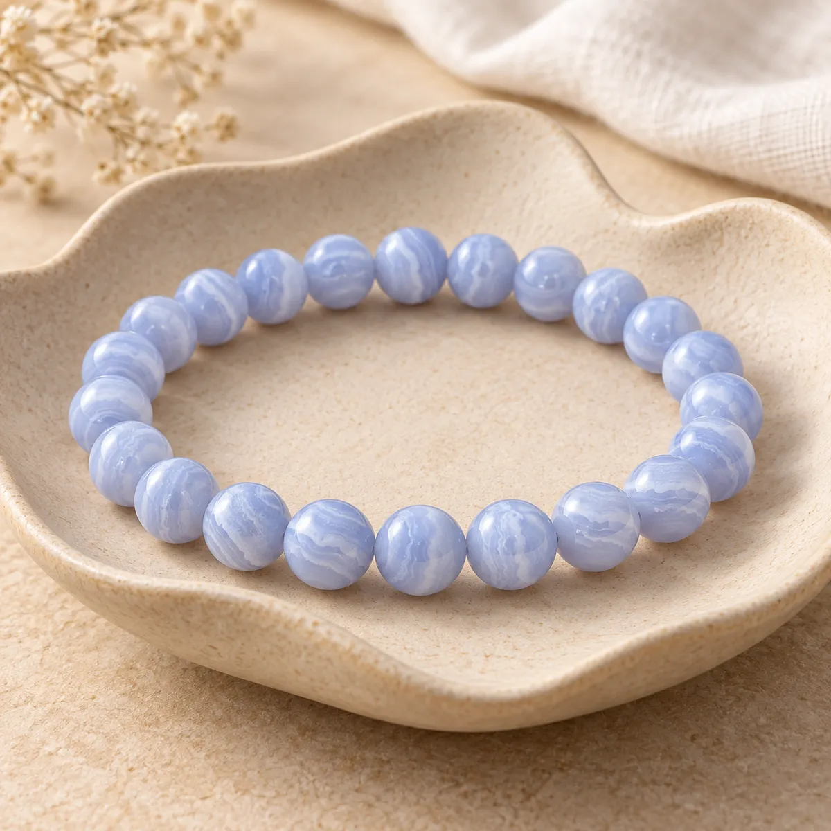 Blue Lace Agate Bracelet