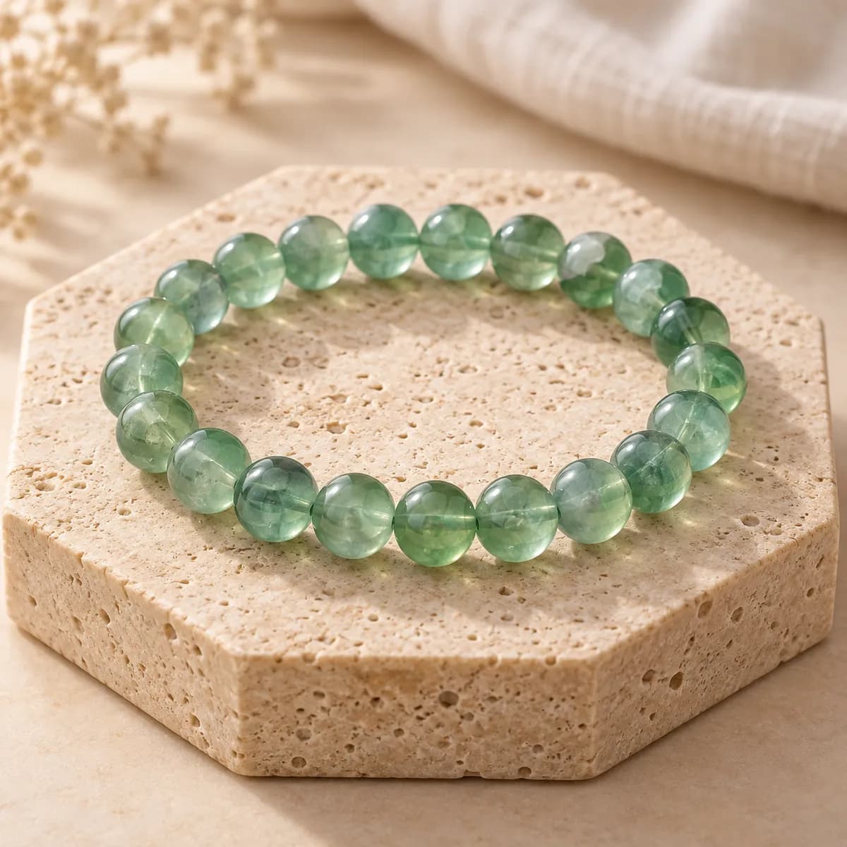 Green Fluorite Bracelet