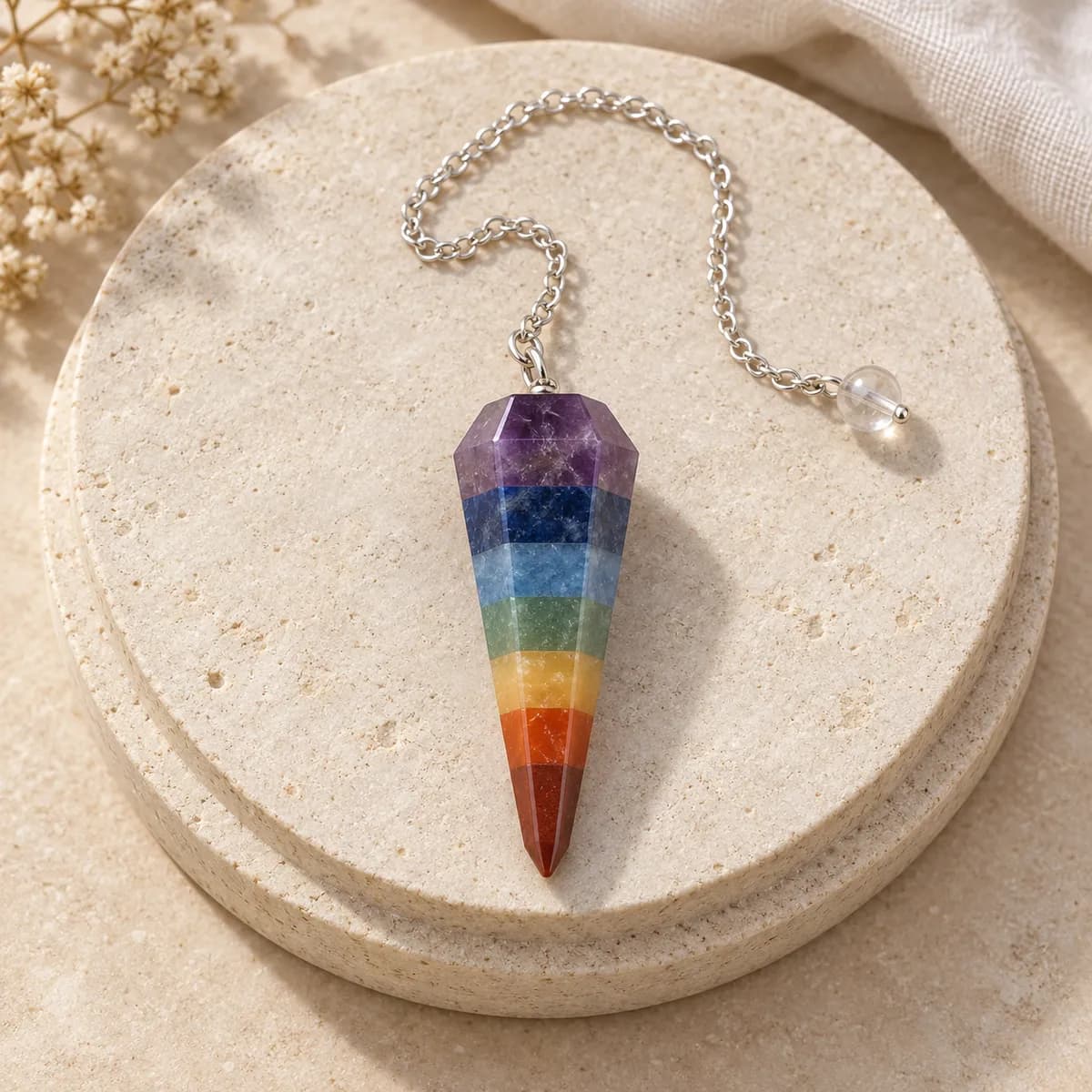 7 Chakra Dowsing Pendulum